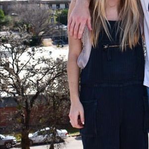 Black overalls